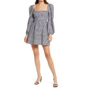 Reformation Brodie Linen Mini Dress